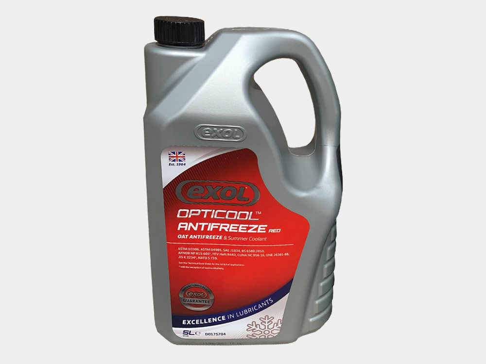 EXOL OPTICOOL ANTIFREEZE RED