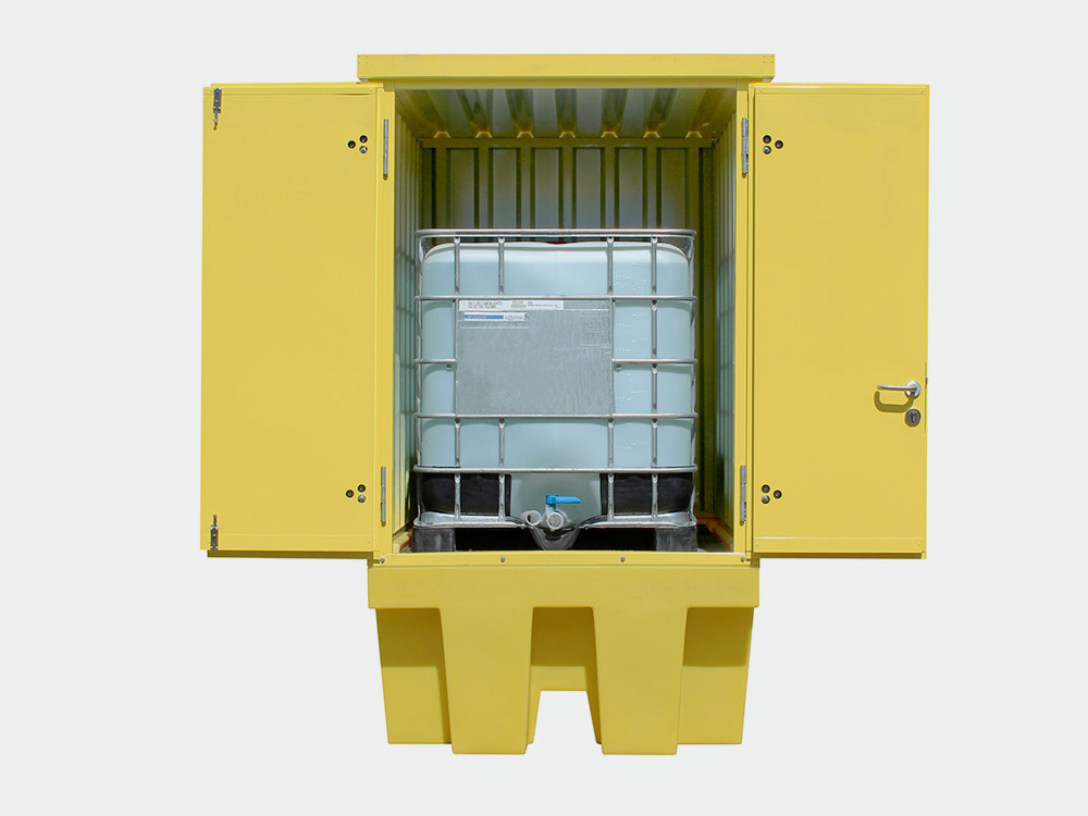 Steel Covered Single IBC Spill Pallet